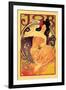 Job-Alphonse Mucha-Framed Art Print