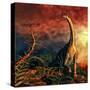 Jobaria Was a Sauropod Dinosaur That Lived During the Middle Jurassic Period-null-Stretched Canvas