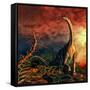 Jobaria Was a Sauropod Dinosaur That Lived During the Middle Jurassic Period-null-Framed Stretched Canvas