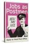 Jobs as Postmen-null-Stretched Canvas