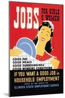 Jobs for Girls and Women-Albert Bender-Mounted Art Print