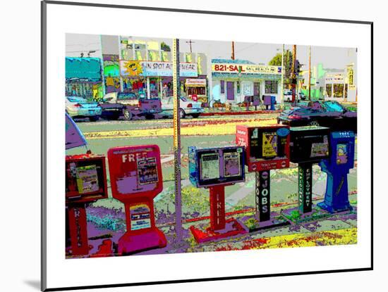 Jobs, Venice Beach, California-Steve Ash-Mounted Giclee Print