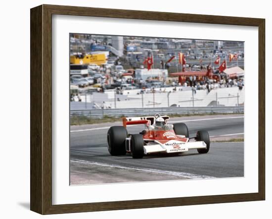 Jochen Mass Racing a Mclaren-Cosworth M23, Spanish Grand Prix, Jarama, Spain, 1977-null-Framed Photographic Print