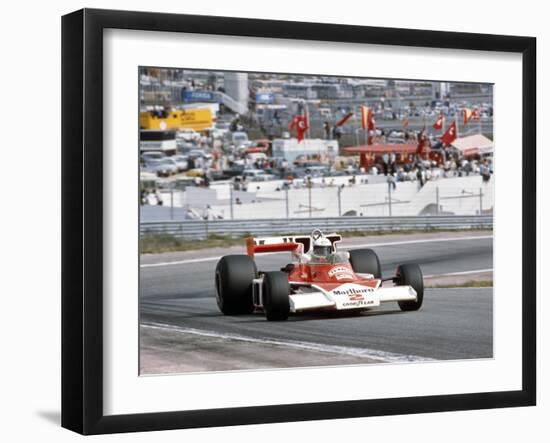 Jochen Mass Racing a Mclaren-Cosworth M23, Spanish Grand Prix, Jarama, Spain, 1977-null-Framed Photographic Print