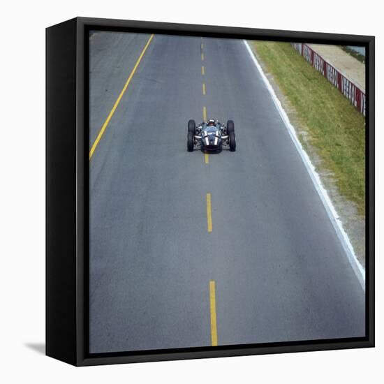 Jochen Rindt Driving a Cooper Maserati in the French Grand Prix, Reims, France, 1966-null-Framed Stretched Canvas