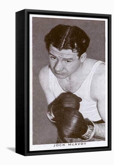 Jock Mcavoy, British Boxer, 1938-null-Framed Stretched Canvas