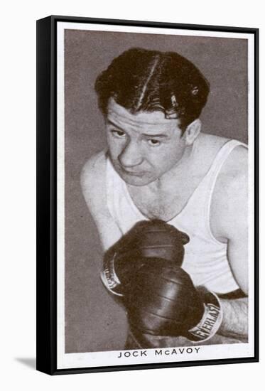 Jock Mcavoy, British Boxer, 1938-null-Framed Stretched Canvas