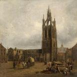 St Nicholas Church, Newcastle Upon Tyne-Jock Wilson-Stretched Canvas