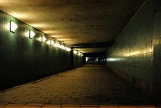 Empty Tunnel at Night-jockejansson-Photographic Print