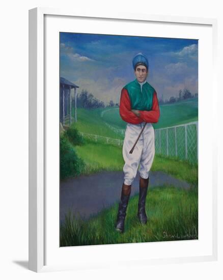 Jockey, Bill Smith Derby Winner, 1975-Bettina Shaw-Lawrence-Framed Giclee Print