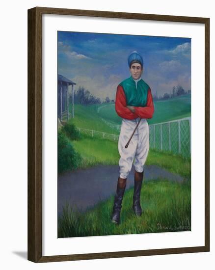 Jockey, Bill Smith Derby Winner, 1975-Bettina Shaw-Lawrence-Framed Giclee Print