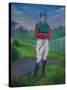 Jockey, Bill Smith Derby Winner, 1975-Bettina Shaw-Lawrence-Stretched Canvas