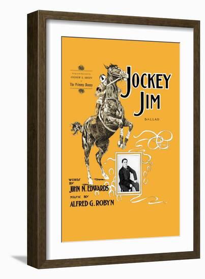 Jockey Jim Ballad-null-Framed Art Print