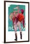 "Jockey Looks at Poster,"May 8, 1937-John E. Sheridan-Framed Giclee Print