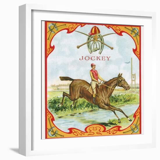 Jockey Tobacco Label-null-Framed Giclee Print