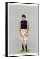 Jockey, William Griggs-Leslie Ward-Framed Stretched Canvas
