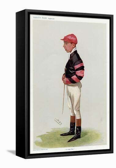 Jockey, WT Templeman VF-Leslie Ward-Framed Stretched Canvas