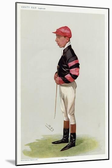 Jockey, WT Templeman VF-Leslie Ward-Mounted Art Print