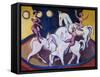 Jockeyakt-Ernst Ludwig Kirchner-Framed Stretched Canvas