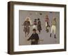 Jockeys and Owners at Epsom (Oil on Panel)-John Lavery-Framed Giclee Print