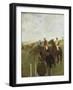 Jockeys at the Racecourse-Edgar Degas-Framed Giclee Print