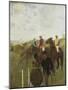 Jockeys at the Racecourse-Edgar Degas-Mounted Giclee Print