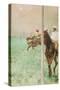 Jockeys before the Race, C.1878-79-Edgar Degas-Stretched Canvas