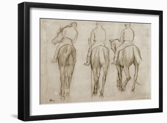 Jockeys-Edgar Degas-Framed Giclee Print