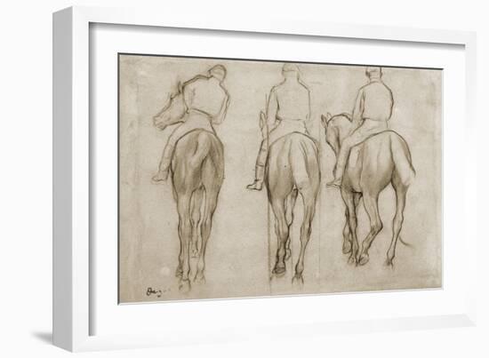 Jockeys-Edgar Degas-Framed Giclee Print