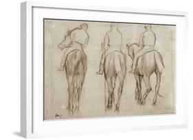 Jockeys-Edgar Degas-Framed Giclee Print