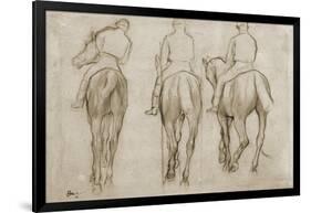 Jockeys-Edgar Degas-Framed Giclee Print