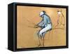 Jockeys-Edgar Degas-Framed Stretched Canvas