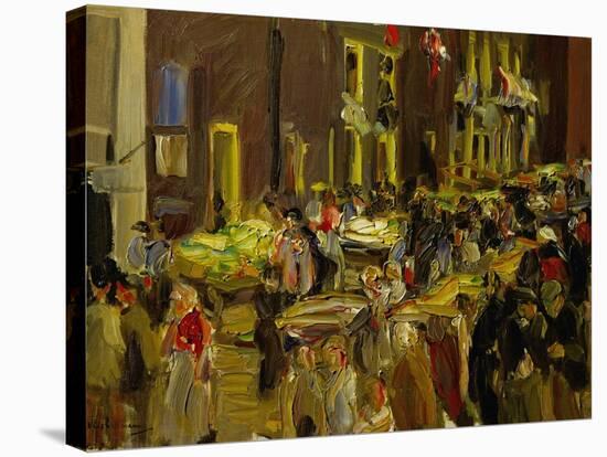 Jodenbreestraat (Jew's Street) in Amsterdam, 1905-Max Liebermann-Stretched Canvas