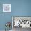 Jodhpur Blues on White II-Elizabeth Medley-Stretched Canvas displayed on a wall