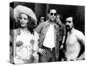 Jodie Foster; Martin Scorsese; Robert De Niro. "Taxi Driver" [1976], Directed by Martin Scorsese.-null-Stretched Canvas