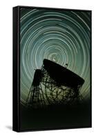 Jodrell Bank Radio Telescope-David Parker-Framed Stretched Canvas