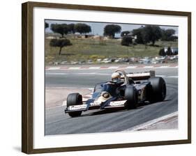 Jody Scheckter Racing a Wolf-Cosworth WR2, Spanish Grand Prix, Jarama, Spain, 1977-null-Framed Photographic Print