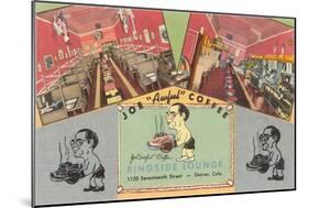 Joe Awful Coffee Ringside Lounge, Denver, Colorado-null-Mounted Art Print