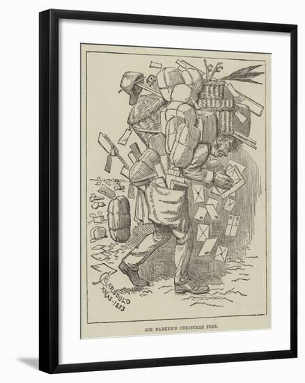 Joe Barker's Christmas Post-Alfred Courbould-Framed Giclee Print