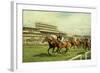 Joe Baylis' Service Kit winning Goodwood Steward's Cup with Weston Up-John S. Sanderson-Wells-Framed Giclee Print