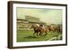 Joe Baylis' Service Kit winning Goodwood Steward's Cup with Weston Up-John S. Sanderson-Wells-Framed Giclee Print