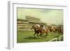 Joe Baylis' Service Kit winning Goodwood Steward's Cup with Weston Up-John S. Sanderson-Wells-Framed Giclee Print