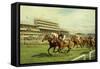 Joe Baylis' Service Kit winning Goodwood Steward's Cup with Weston Up-John S. Sanderson-Wells-Framed Stretched Canvas