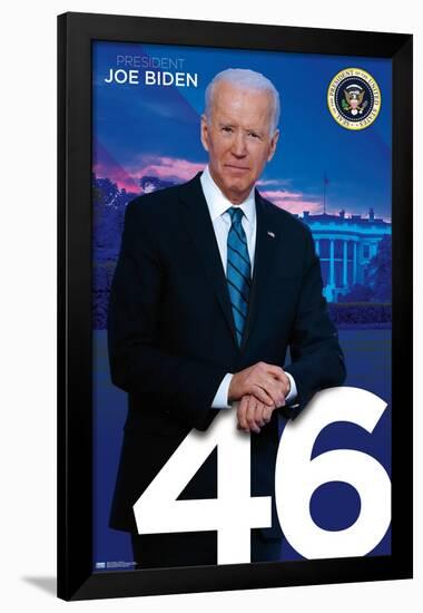 Joe Biden - President-Trends International-Framed Poster