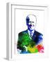 Joe Biden Watercolor-Olivia Morgan-Framed Art Print