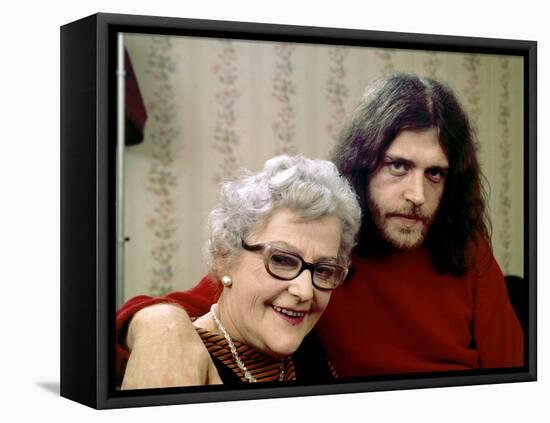 Joe Cocker with His Mother Marjorie. 1970-John Olson-Framed Stretched Canvas