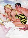 Love Story In A Honky - Tonk  - Saturday Evening Post "Leading Ladies", August 11, 1951 pg.20-Joe de Mers-Giclee Print