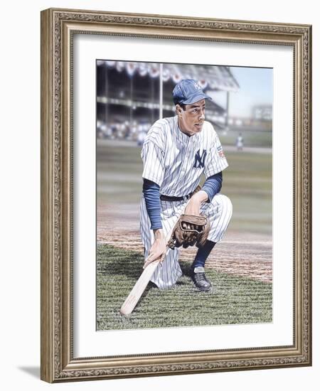 Joe Dimaggio-Darryl Vlasak-Framed Giclee Print