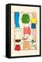 Joe - Dress Up Doll-Elaine Ends-Framed Stretched Canvas