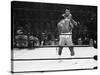 Joe Frazier Vs. Mohammed Ali at Madison Square Garden-John Shearer-Stretched Canvas